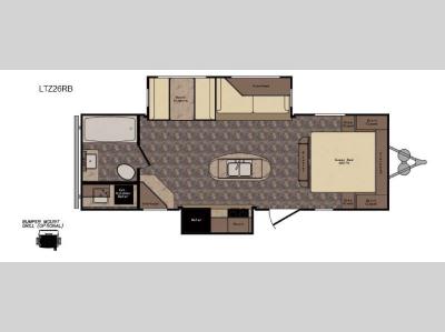 Floorplan - 2017 CrossRoads RV Longhorn ReZerve LTZ26RB