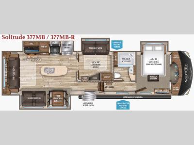 Floorplan - 2017 Grand Design Solitude 377MB R