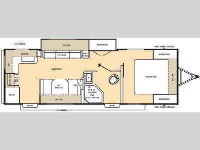 Floorplan - 2017 Coachmen RV Catalina 253RKS