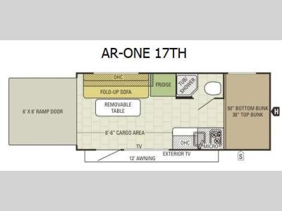 Floorplan - 2017 Starcraft AR-ONE 17TH