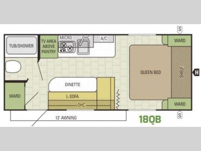 Floorplan - 2017 Starcraft AR-ONE 18QB