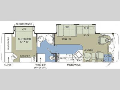 Floorplan - 2007 Holiday Rambler Neptune 36 PDD