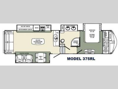 Floorplan - 2017 Palomino Columbus F375RL