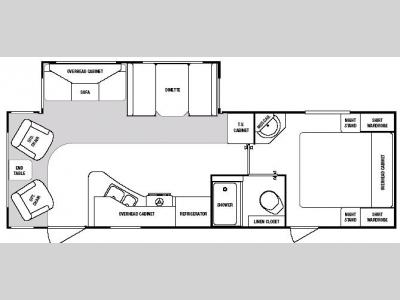 Floorplan - 2006 SunnyBrook Sunset Creek 267 RL