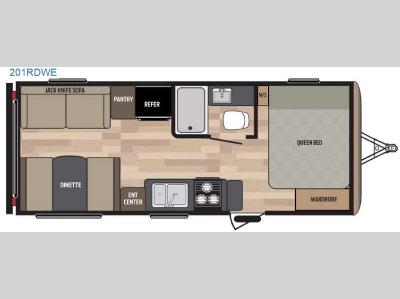 Floorplan - 2017 Keystone RV Springdale 201RDWE