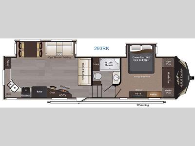 Floorplan - 2017 Keystone RV Montana High Country 293RK