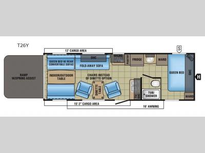 Floorplan - 2017 Jayco Octane T26Y