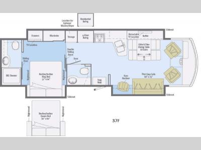 Floorplan - 2017 Itasca Suncruiser 37F