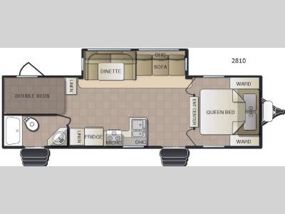 Floorplan - 2016 Pacific Coachworks Surf Side 2810