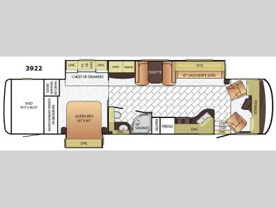 Floorplan - 2017 Newmar Canyon Star 3922