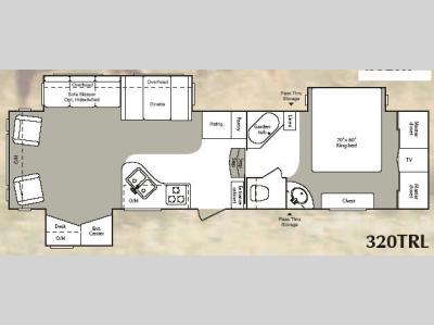 Floorplan - 2007 Keystone RV Laredo 320TRL