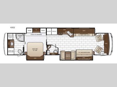 Floorplan - 2017 Newmar Ventana 4002