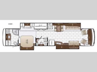 Floorplan - 2017 Newmar Ventana 4369