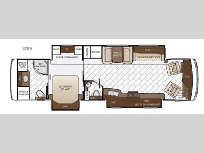 Floorplan - 2017 Newmar Ventana LE 3709