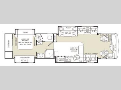 Floorplan - 2007 Fleetwood RV Expedition 38L