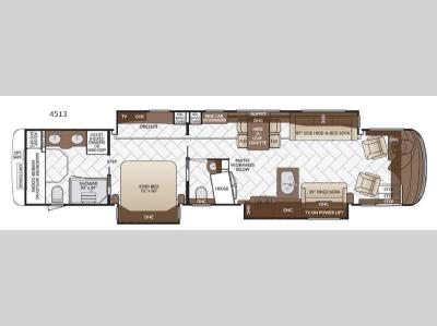 Floorplan - 2017 Newmar Mountain Aire 4513