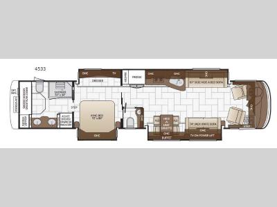Floorplan - 2017 Newmar Mountain Aire 4533
