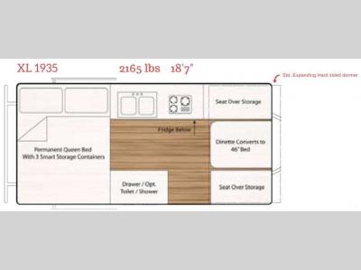 Floorplan - 2016 Chalet A-Frame XL 1935