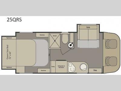 Floorplan - 2016 Renegade Villagio 25QRS