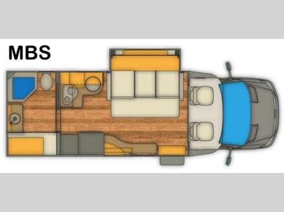 Floorplan - 2016 Renegade Villagio 25MBS