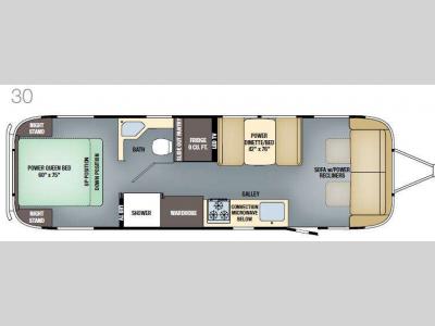 Floorplan - 2017 Airstream RV Classic 30