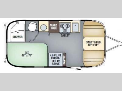 Floorplan - 2017 Airstream RV International Signature 19