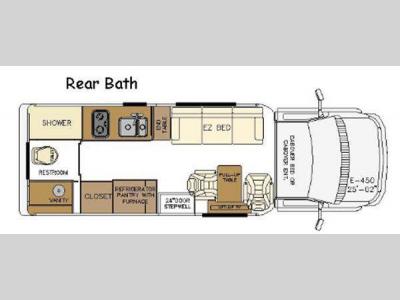Floorplan - 2017 Born Free Triumph Rear Bath