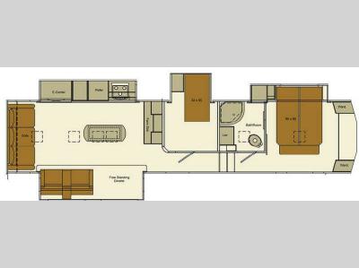 Floorplan - 2016 Skyline Layton Trident 399BH