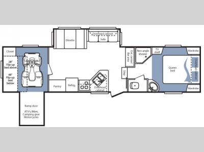 Floorplan - 2007 Keystone RV Cougar 310SRX