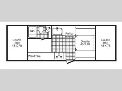 Floorplan - 2007 TrailManor 2619
