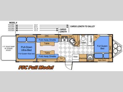 Floorplan - 2008 Warrior Mfg Weekend Warrior Wide Body FSC2800