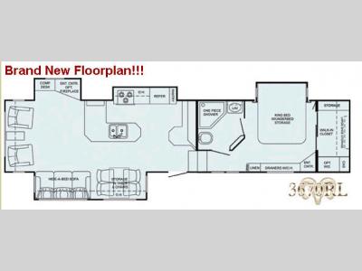 Floorplan - 2008 Heartland Bighorn 3670RL