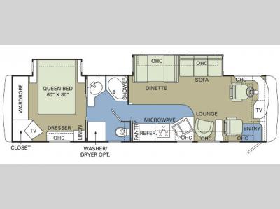 Floorplan - 2006 Holiday Rambler Neptune 36PDD