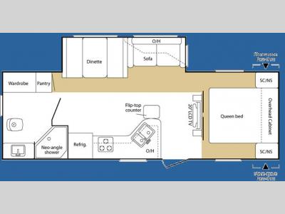 Floorplan - 2007 Keystone RV Sprinter 250RBS