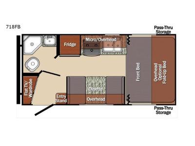 Floorplan - 2017 Gulf Stream RV Matrix 718FB