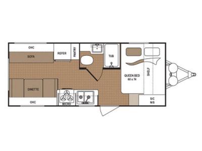 Floorplan - 2017 Dutchmen RV Aspen Trail 1930RDWE