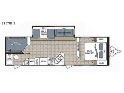 Floorplan - 2017 Dutchmen RV Kodiak Ultimate 295TBHS