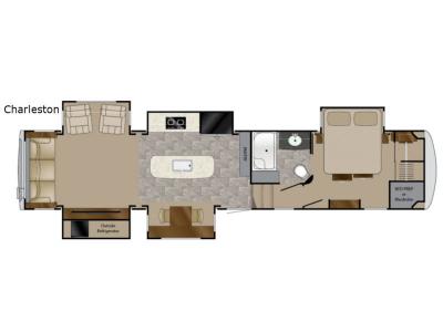 Floorplan - 2017 Heartland Landmark 365 Charleston