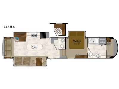 Floorplan - 2017 Heartland Bighorn 3875FB
