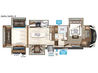 Floorplan - 2017 Grand Design Solitude 360RL