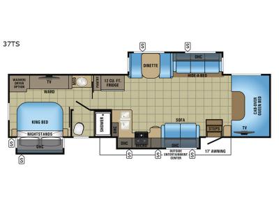Floorplan - 2017 Jayco Seneca 37TS