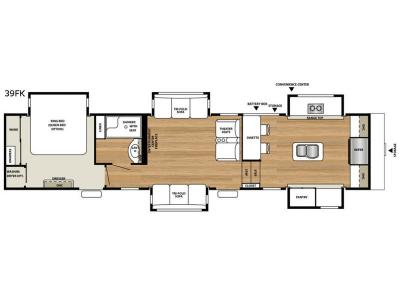 Floorplan - 2017 RiverStone 39FK
