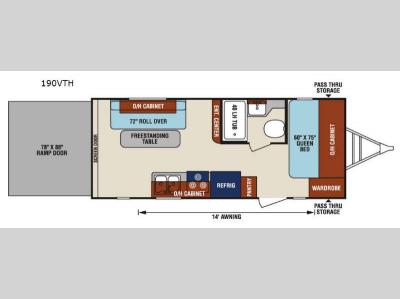 Floorplan - 2017 Venture RV SportTrek 190VTH