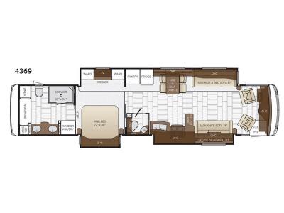 Floorplan - 2017 Newmar Ventana 4369