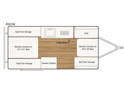 Floorplan - 2017 Chalet A-Frame Alpine