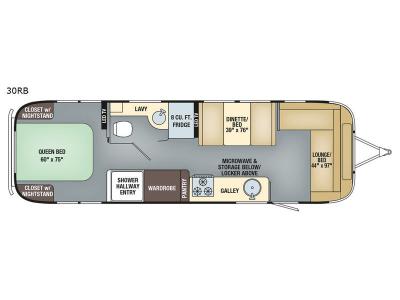 Floorplan - 2017 Airstream RV International Signature 30
