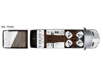 Floorplan - 2017 Airstream RV Interstate Lounge EXT Lounge EXT