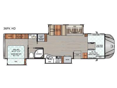 Floorplan - 2016 Dynamax FORCE 36FK HD