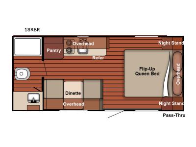 Floorplan - 2017 Little Guy Worldwide Serro Scotty 188RBR