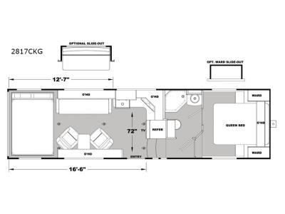 Floorplan - 2017 Eclipse Iconic Wide Lite 2817CKG